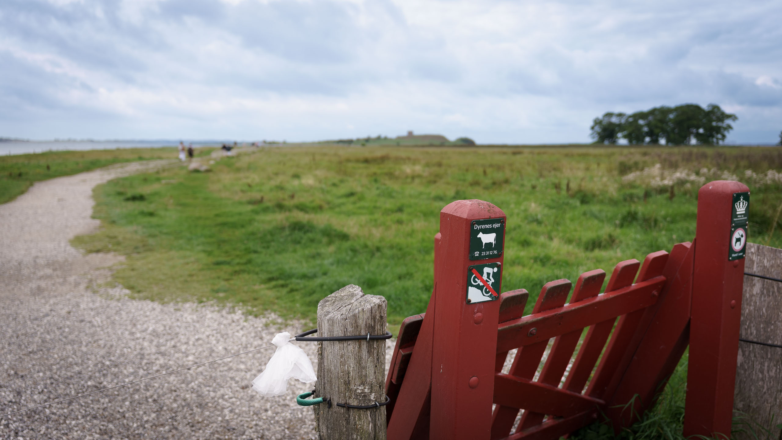 No Bikes auf dem Weg zur Kalø Slotsruin
