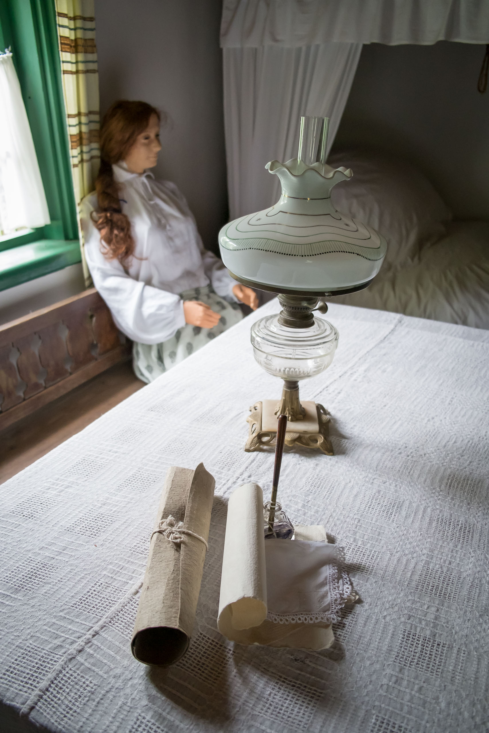 Wohnzimmer im Museumsdorf Budownictwa Ludowego