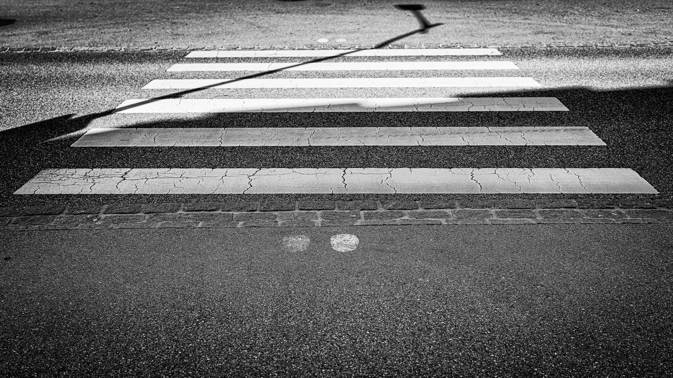 Zebrastreifen mit Startposition.