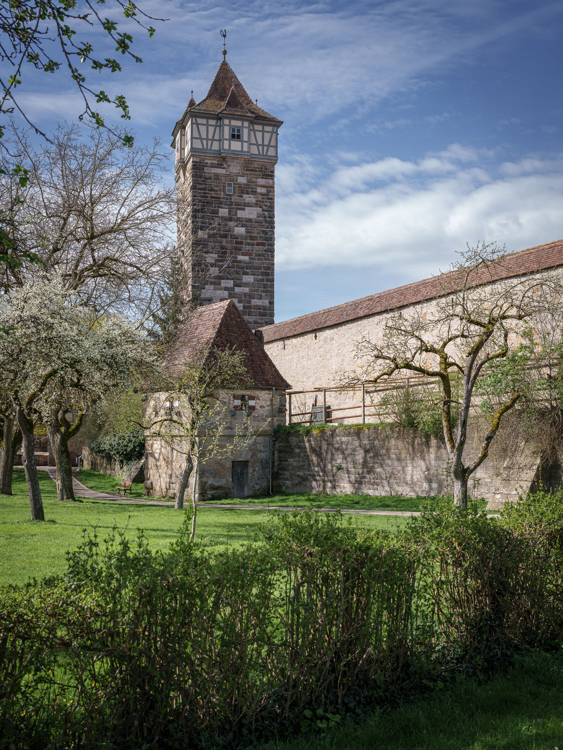 Pause auf der Anreise in Rothenburg ob der Tauber.